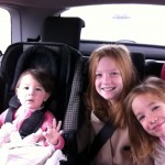 These are my girls, in the car, on the way to Alicante, for one of my courses on Christmas Appetizers.