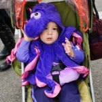 My littlest one as an octopus (it's a spanish thing) LOL